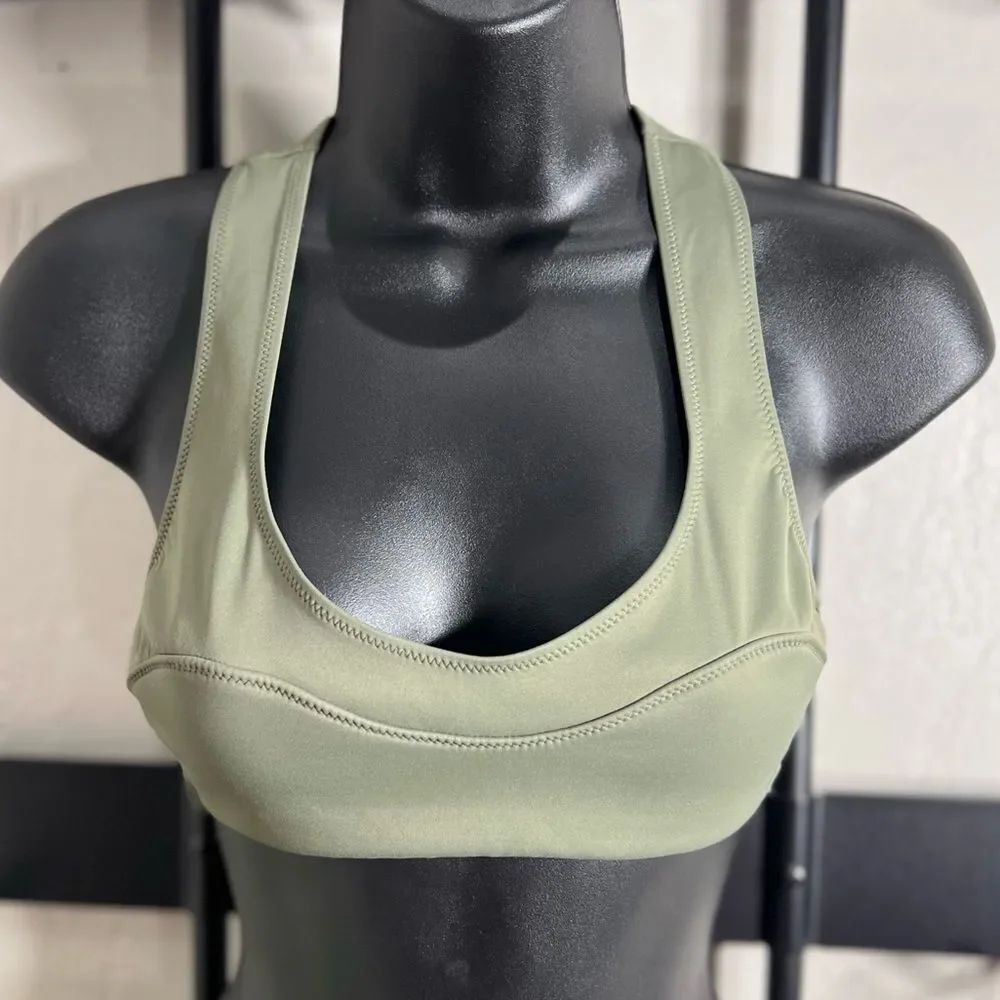 COS bikini top Olive Khaki Green Size 4